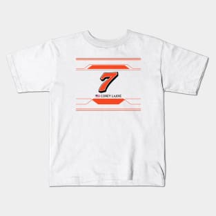 Corey LaJoie #7 2023 NASCAR Design Kids T-Shirt